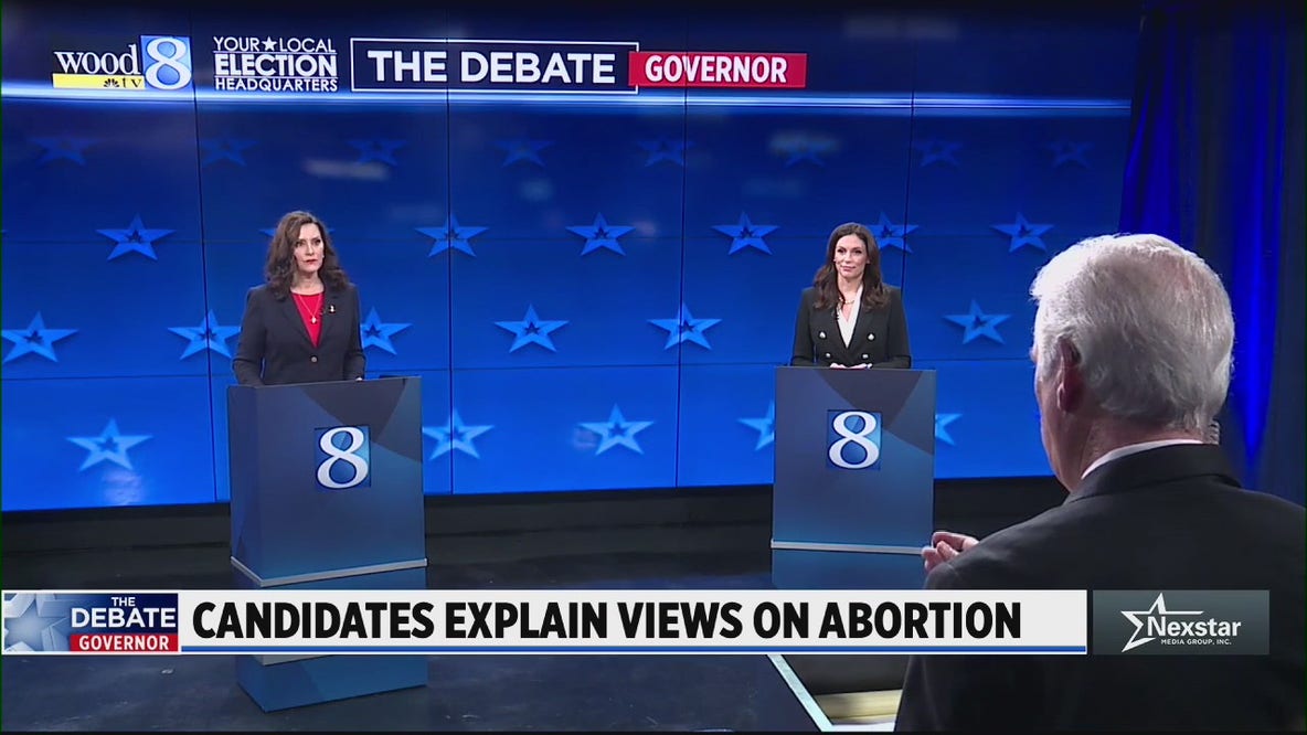 Both Whitmer, Dixon go after opponents 'dangerous' policies during debate